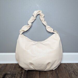 Street Level Ariana Slouchy Tote Purse Ivory - EUC